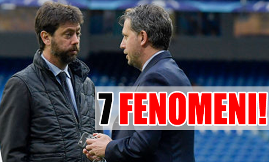 : 7 fenomeni nel mirino di Agnelli e Paratici. : 7 fenomeni nel mirino di Agnelli e Paratici.