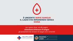 La S.S. Lazio al fianco di Salute Lazio: è urgente serve sangue