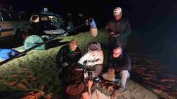 Avventura: Max Calderan ha cominciato la sfida nel deserto