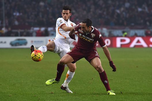 Molinaro affronta Florenzi della Roma Molinaro affronta Florenzi della Roma