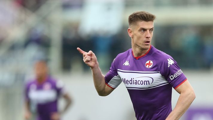 Piatek, attaccante della Fiorentina