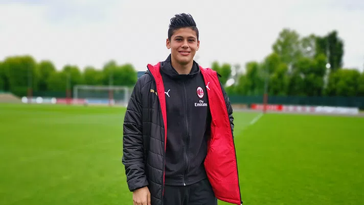 Lillo Guarneri, portiere del Milan Primavera (credits: acmilan.com)