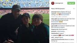 Gerrard in Spagna per vedere il Classico e su Instagram ringrazia Luis Suarez