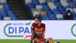 Roma, Mancini si fa male e viene sostituito. Rischia di saltare il Napoli