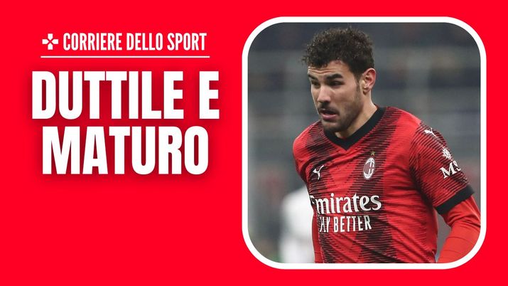 Milan-Rennes Europa League 2023-2024 Theo Hernández