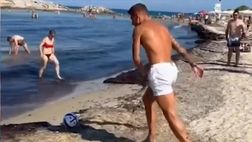 VIDEO / Immobile, la spiaggia sembra l’Olimpico