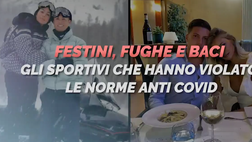 VIDEO Coronavirus, da Jovic al festino juventino: tutte le violazioni anti-Covid nel calcio