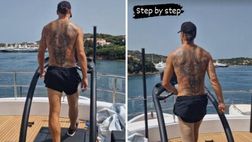 VIDEO Milan, “step by step”: Ibra prosegue la riabilitazione dal suo yacht