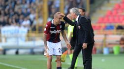Bologna, stiramento per Palacio: i tempi di recupero