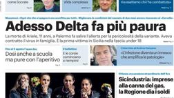 Prima Pagina, Giornale di Sicilia: “Delta fa più paura. Bronzo che profuma di Sicilia”