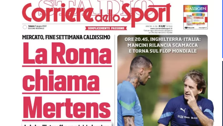 IL NAPOLI SUI MEDIA – Le prime pagine dei giornali di oggi 11 giugno 2022 - immagine 1