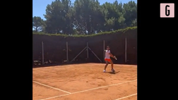 VIDEO Aguero, la nuova vita del Kun: torna in campo e gioca… a tennis!