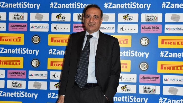 MILAN, ITALY - FEBRUARY 27:  Ernesto Paolillo attends during the Preview Screening of  'Zanetti Story' on February 27, 2015 in Milan, Italy.  (Photo by Valerio Pennicino - Inter/FC Internazionale via Getty Images) 