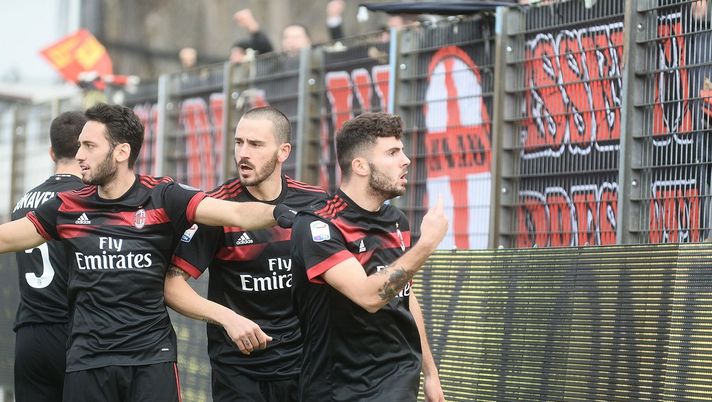 L'esultanza di Patrick Cutrone in Spal-Milan (credits: GETTY Images) 