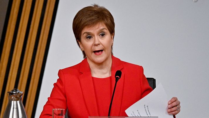 EDINBURGH, SCOTLAND - MARCH 03: First Minister Nicola Sturgeon gives evidence to a Scottish Parliament committee examining the handling of harassment allegations against former first minister Alex Salmond on March 3, 2021 in Edinburgh, Scotland. During today’s session the First Minister will face a number of questions from MSPs investigating the Scottish Government's inquiry into complaints against Salmond. (Photo by Jeff J Mitchell/Getty Images) EDINBURGH, SCOTLAND - MARCH 03: First Minister Nicola Sturgeon gives evidence to a Scottish Parliament committee examining the handling of harassment allegations against former first minister Alex Salmond on March 3, 2021 in Edinburgh, Scotland. During today’s session the First Minister will face a number of questions from MSPs investigating the Scottish Government's inquiry into complaints against Salmond. (Photo by Jeff J Mitchell/Getty Images)