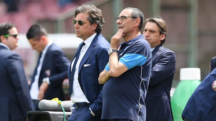 Maurizio Sarri e Cristiano Giuntoli