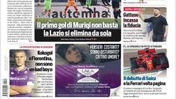 Prima Pagina, Corriere dello Sport: “Juve, c’è Conte per te. La Lazio si elimina da sola”
