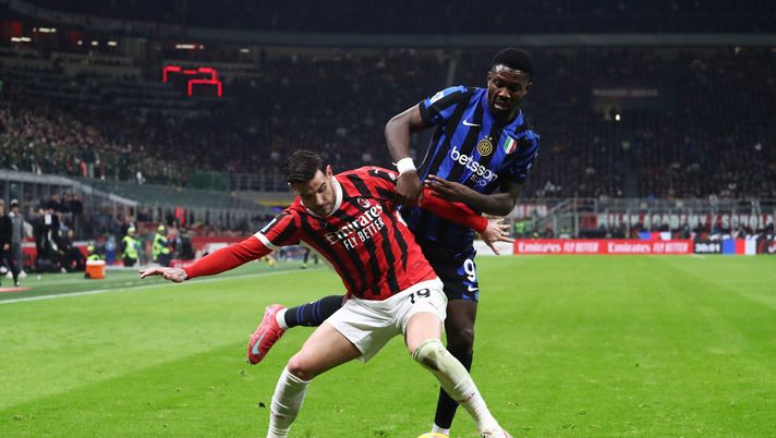 Theo Hernandez derby Milan-Inter Serie A 2024-25
