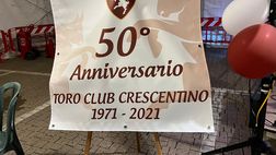 Il Toro Club Crescentino compie 50 anni: tanti ospiti presenti alla cena evento