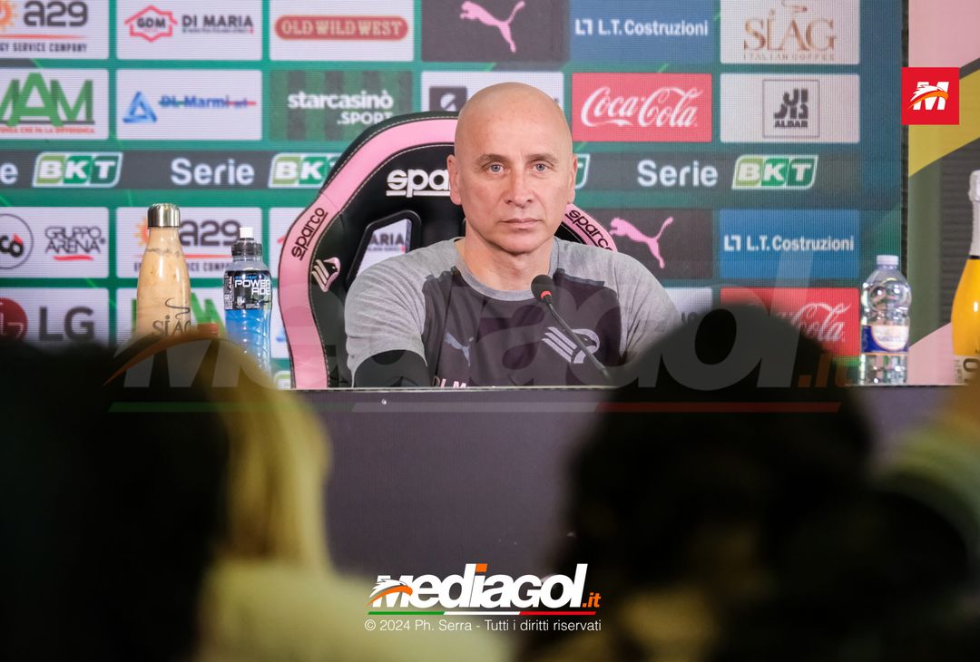 FOTO PALERMO, verso la Cremonese: Eugenio Corini in conferenza stampa (GALLERY) - immagine 4