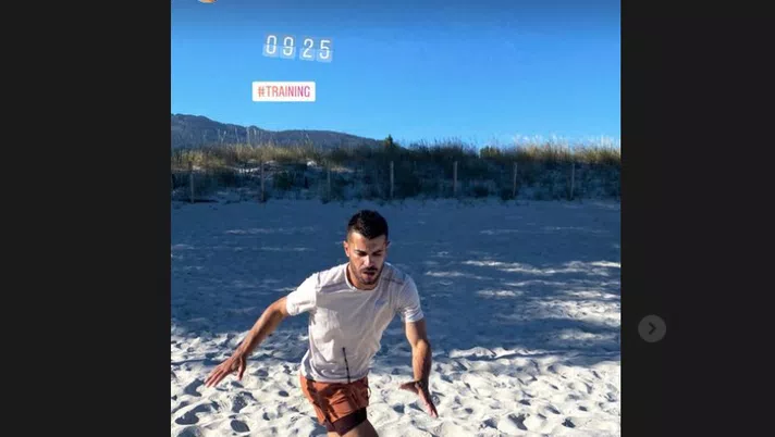Torino, Falque si allena in spiaggia: ma lo spagnolo resta in uscita