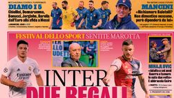 Prima Pagina, La Gazzetta dello Sport: “Inter, due regali per il bis”