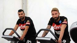 Seduta mattutina per il Napoli a Castelvolturno. Gli azzurri si allenano nella settimana dell