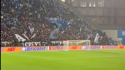 Sassuolo-Napoli, coro da brividi per gli azzurri al Mapei Stadium