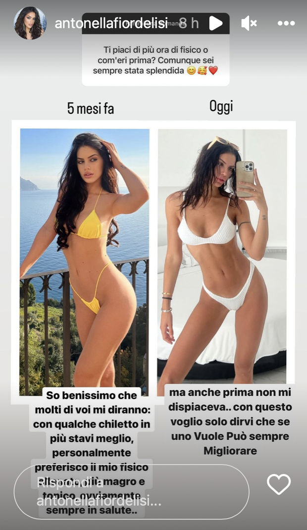 Antonella Fiordelisi: “Stavo meglio con qualche kg in più? Personalmente dico…”- immagine 2