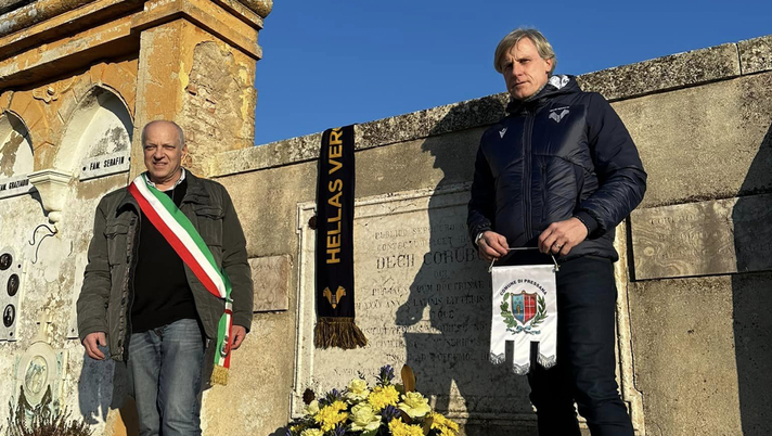 Hellas Verona FC  Verona, omaggio al professor Corubolo, padre dell’Hellas - immagine 1
