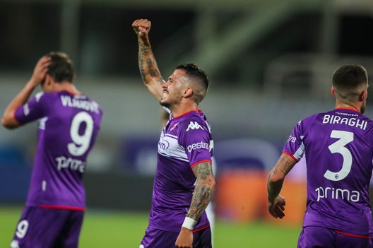 GERMOGLI PH: 13 AGOSTO 2021 FIRENZE STADIO ARTEMIO FRANCHI COPPA ITALIA FIORENTINA VS COSENZA NELLA FOTO VENUTI ESULTANZA GERMOGLI PH: 13 AGOSTO 2021 FIRENZE STADIO ARTEMIO FRANCHI COPPA ITALIA FIORENTINA VS COSENZA NELLA FOTO VENUTI ESULTANZA