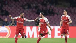 Europa League, Napoli eliminato dall’Arsenal. Rimonta Eintracht, ok Chelsea e Valencia
