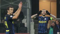 Icardi augura a tutti la buonanotte dopo la doppietta al Meazza