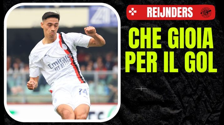 Reijnders AC Milan Verona-Milan 1-3 Serie A 2023-2024