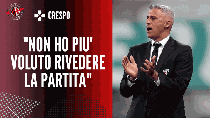 Hernan Crespo, ex attaccante del Milan ora allenatore del San Paolo (Getty Images) 