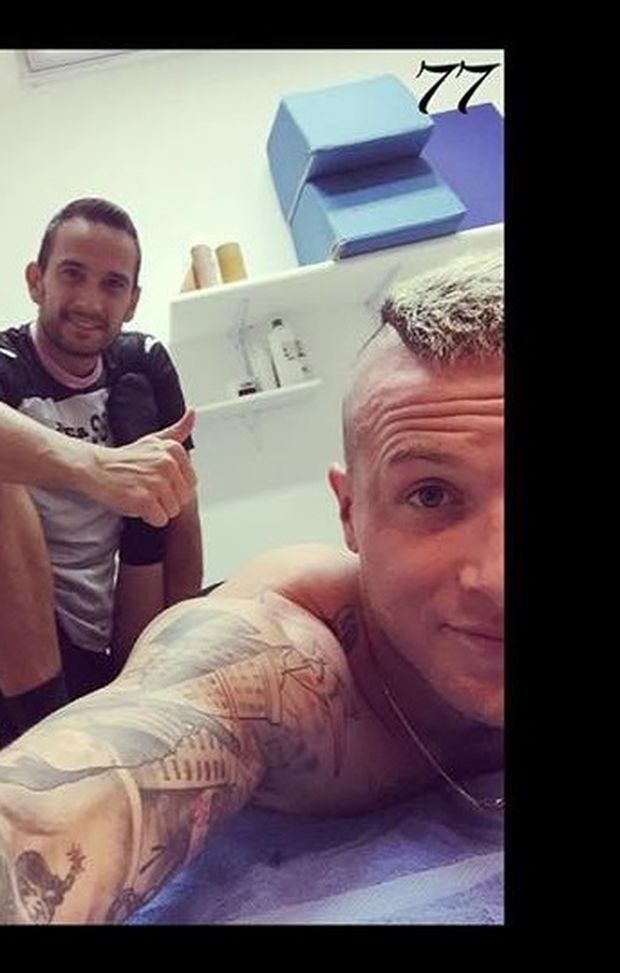 Foto, Morganella: “Lavoro di scarico dopo un grande allenamento”  Foto, Morganella: “Lavoro di scarico dopo un grande allenamento”