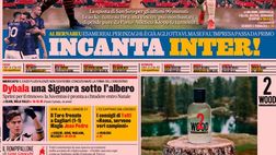 Prima Pagina, La Gazzetta dello Sport: “Canta Milan. Ferrero shock”