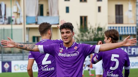 GERMOGLI PH: 3 FEBBRAIO 2021 FIRENZE STADIO BOZZI DUE STRADE COPPA ITALIA PRIMAVERA FIORENTINA VS MILAN NELLA FOTO ESULTANZA SPALLUTO