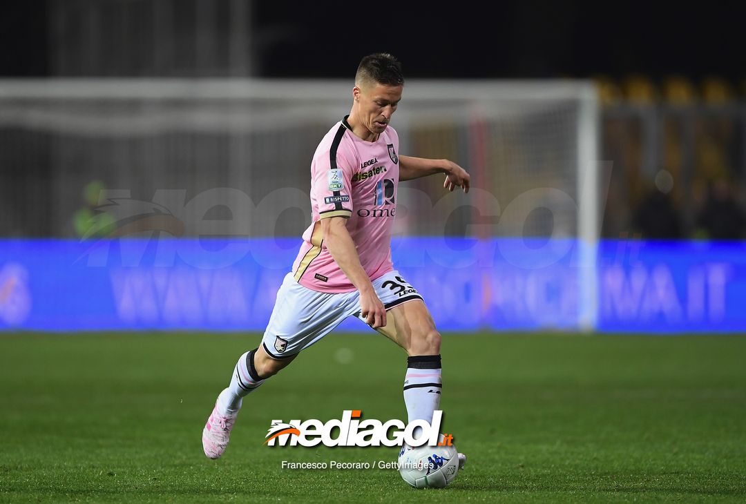  during the Serie B match between Benevento and Carpi FC at Stadio Ciro Vigorito on April 14, 2019 in Benevento, Italy. 
