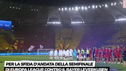 VIDEO Europa League e Conference League: coreografie di Roma, Juventus e Fiorentina