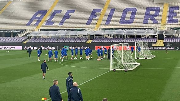 FOTO VN – Il Lech Poznan “testa” il campo del Franchi FOTO VN – Il Lech Poznan “testa” il campo del Franchi - immagine 1
