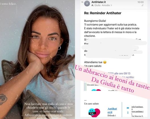 Lady Sensi porta i leoni da tastiera in tribunale: “Oggi sono felice, non lasciate mai…” 