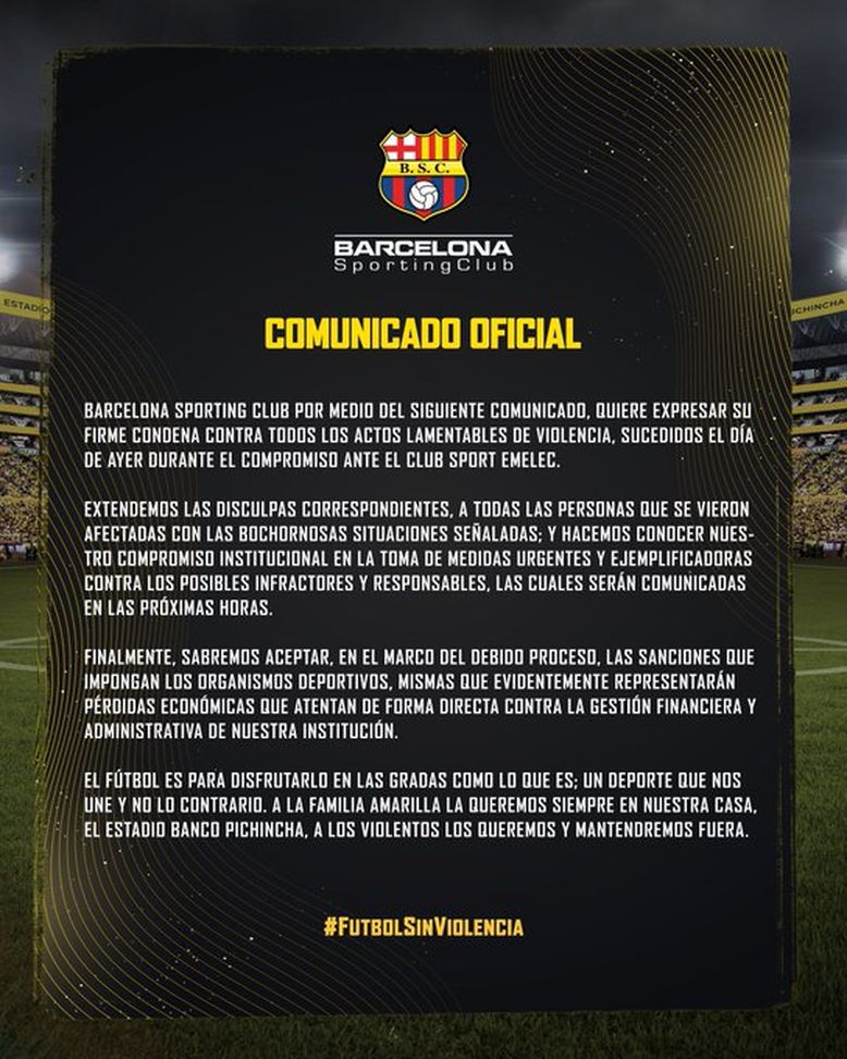 Ecuador, tifosi recidivi dopo il derby: campo di Guayaquil invaso ancora…- immagine 2