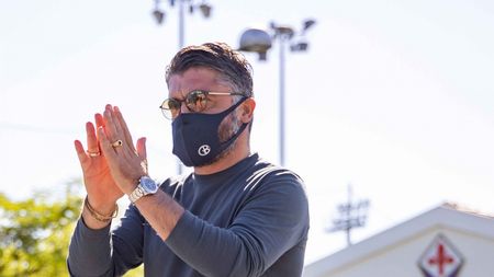 Firenze, visita del nuovo allenatore della Fiorentina Gennaro Gattuso nel centro sportivo, accompagnato da Daniele Pradè e Joseph Commisso 2021 06 04 © Niccolò Cambi/Massimo Sestini Firenze, visita del nuovo allenatore della Fiorentina Gennaro Gattuso nel centro sportivo, accompagnato da Daniele Pradè e Joseph Commisso 2021 06 04 © Niccolò Cambi/Massimo Sestini