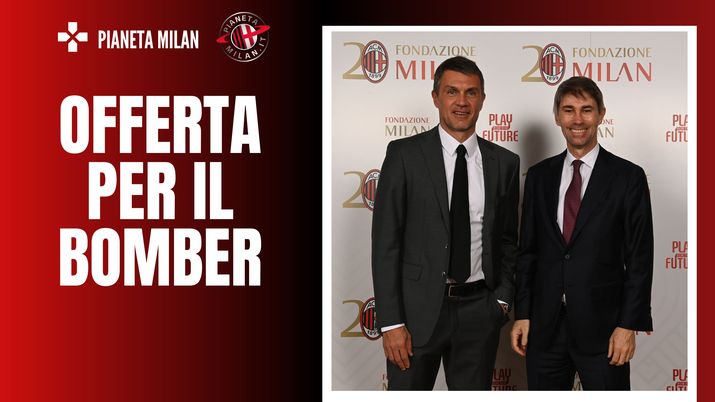 Paolo Maldini e Frederic Massara, dirigenti del Milan (getty images)
