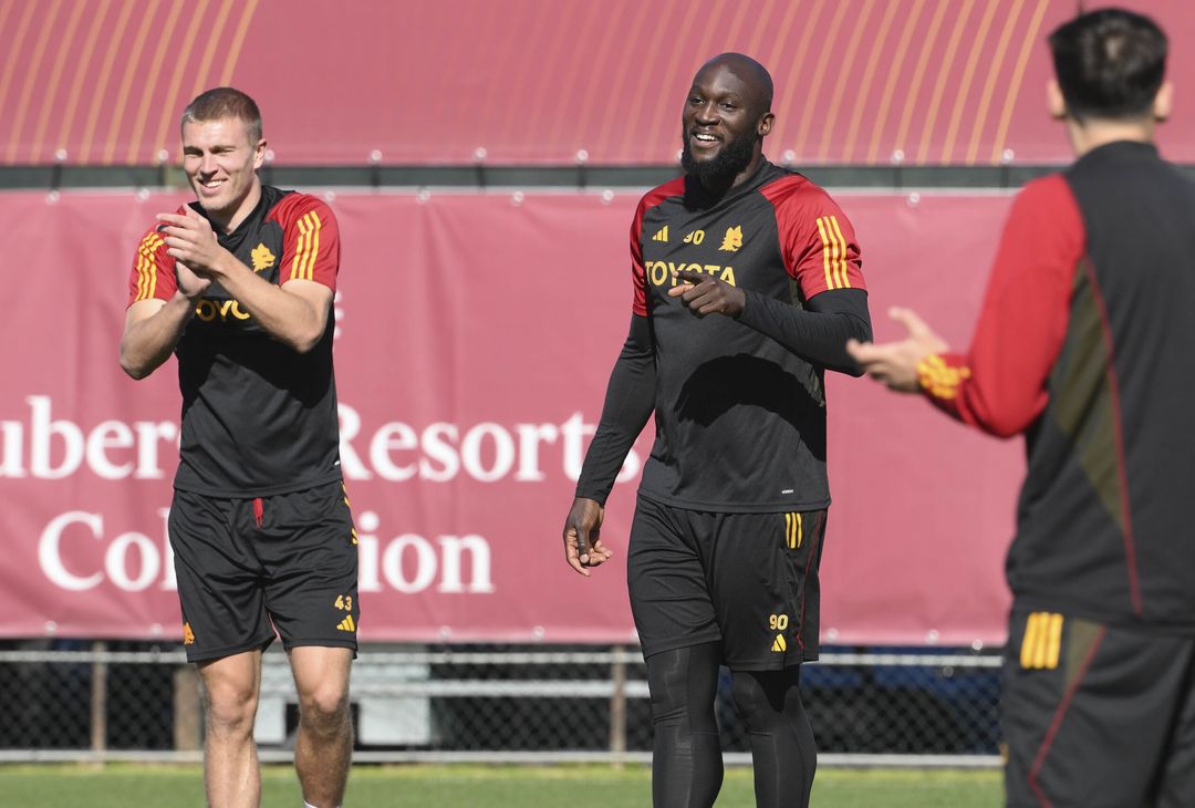 Roma, la rifinitura alla vigilia della gara con il Feyenoord – FOTOGALLERY - immagine 39