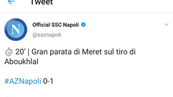 Il Napoli fa i complimenti a Meret… ma in campo c’è Ospina: “Scusateci è il freddo!” | FOTO
