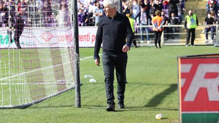 GERMOGLI PH: 20 FEBBRAIO 2022 FIRENZE STADIO ARTEMIO FRANCHI SERIE A FIORENTINA VS ATALANTA NELLA FOTO ESPULSIONE GASPERINI