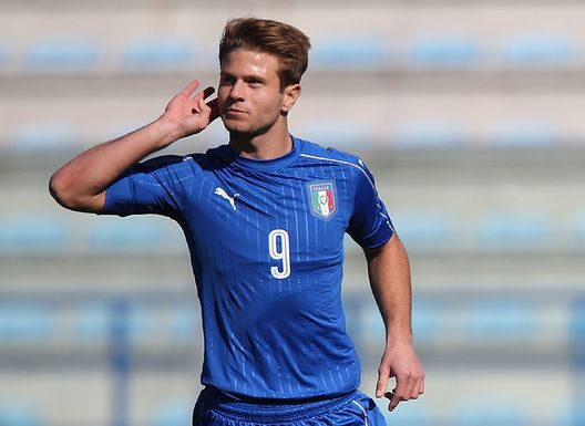 EMPOLI, ITALY - MARCH 08: Gabriele Gori of Italy 18 celebrates after scoring a goal during the U18 international friendly match between Italy and Denmark at Stadio Carlo Castellani on March 8, 2017 in Empoli, Italy. (Photo by Gabriele Maltinti/Getty Images) Spalluto ma non solo, pres. Pescara si sbilancia: “Proveremo a prenderli”- immagine 2