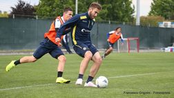 Allenamento Verona, gruppo compatto